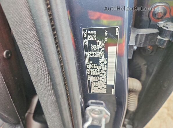 YV4102RK0J1059966 2018 VOLVO XC60 Синий Вид наклейки с VIN-кодом