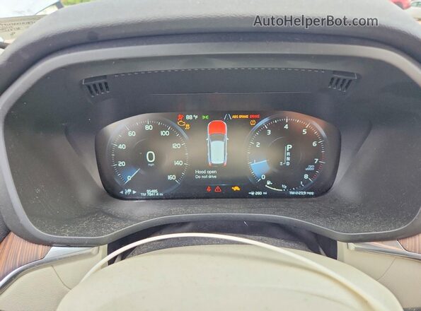 YV4102RK7M1870006 2021 VOLVO XC60 Silver Vista del cuadro de instrumentos