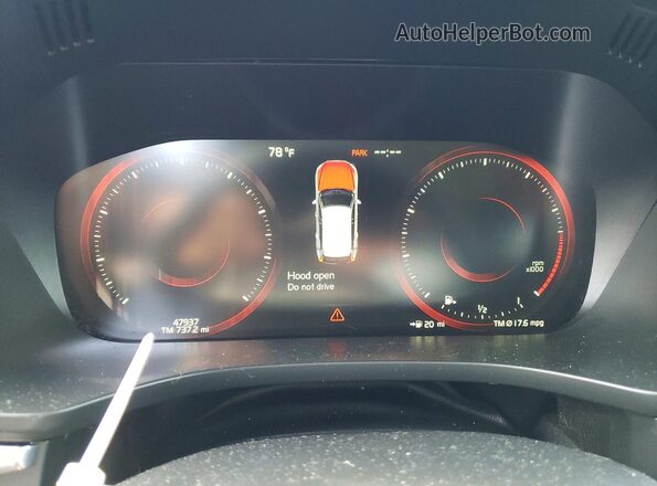 YV4102RKXL1410997 2020 VOLVO XC60 Белый Вид щитка приборов