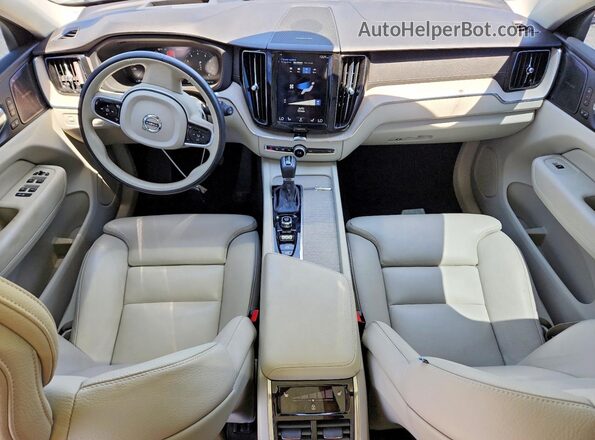 YV4102RL3L1610631 2020 VOLVO XC60 White Вид панелі приладів