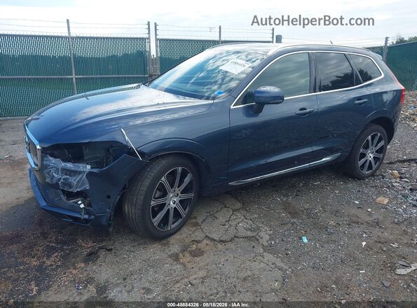 YV4102RL9M1769932 2021 VOLVO XC60 Синий Передняя левая четверть