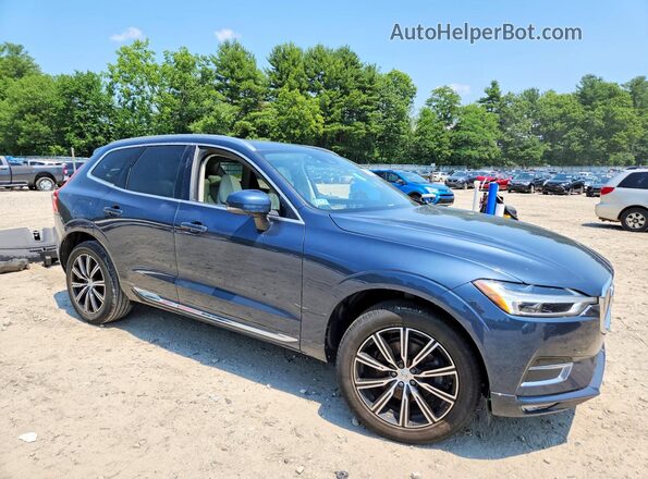 YV4102RLXL1559905 2020 VOLVO XC60 Blue Front right
