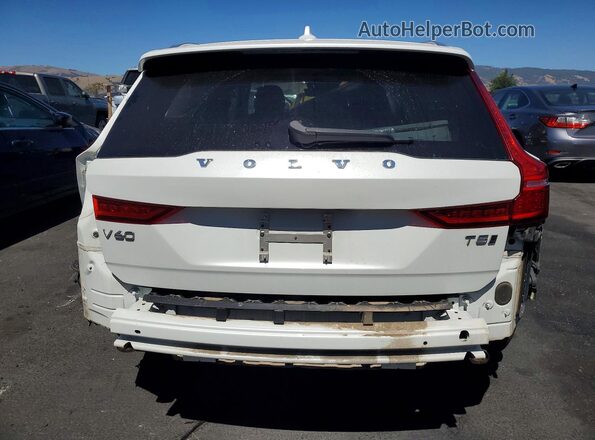 YV4102WK4L1043972 2020 VOLVO V60 White Widok z tyłu