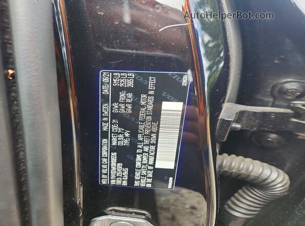 YV4102WK8N1085516 2022 VOLVO V60 Black ძრავის განყოფილების ხედი