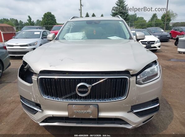 YV4102XK2G1063870 2016 VOLVO XC90 Золотой Вид щитка приборов