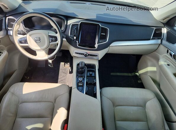 YV4102XK7G1057076 2016 VOLVO XC90 Beige Widok deski rozdzielczej