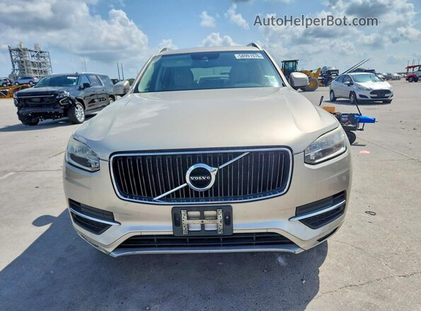 YV4102XK7G1057076 2016 VOLVO XC90 Beige Widok z przodu