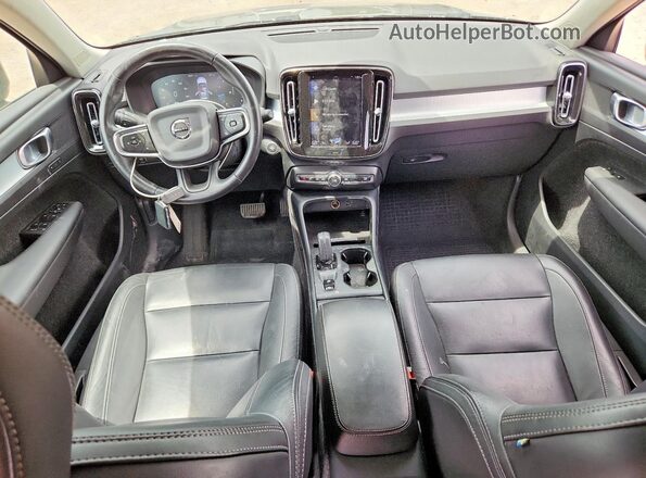 YV4162UK2M2407030 2021 VOLVO XC40 Black წინა პანელის ხედი