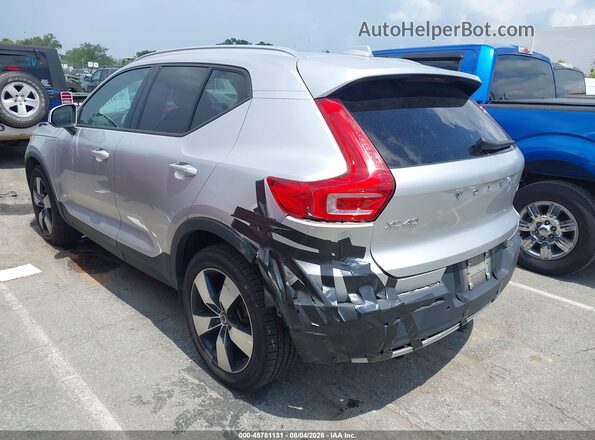 YV4162UK5K2133643 2019 VOLVO XC40 Silver Tył lewy