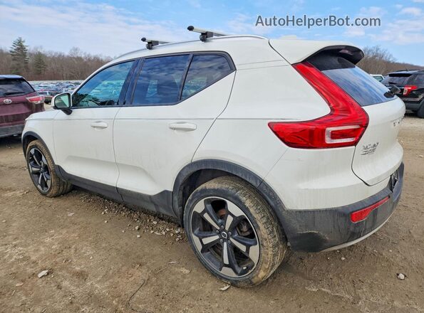 YV4162UK5L2204129 2020 VOLVO XC40 White უკანა მარცხენა