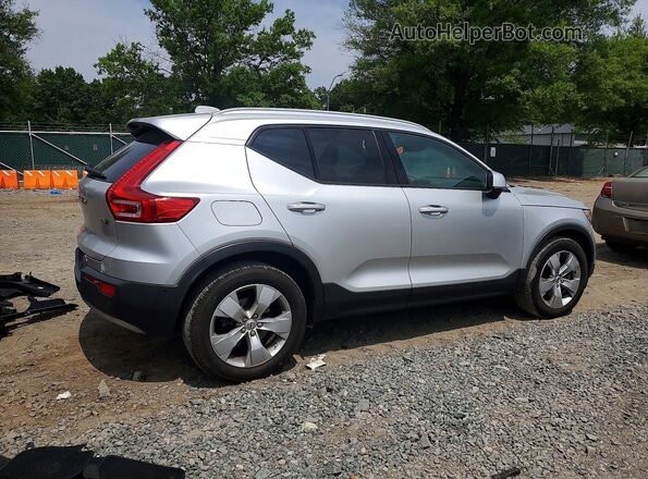 YV4162UKXK2145352 2019 VOLVO XC40 Серебряный Задняя правая четверть