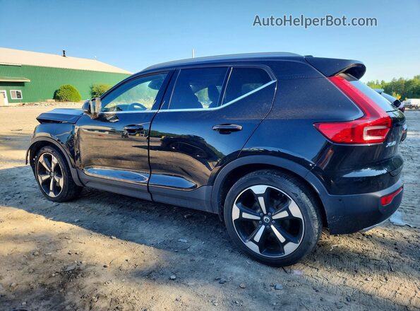 YV4162UL8K2072796 2019 VOLVO XC40 Black უკანა მარცხენა