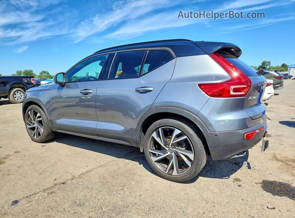 YV4162UM1K2103086 2019 VOLVO XC40 Серый Задняя левая четверть