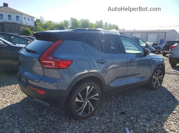 YV4162UM3L2243125 2020 VOLVO XC40 Gray Trasero derecho