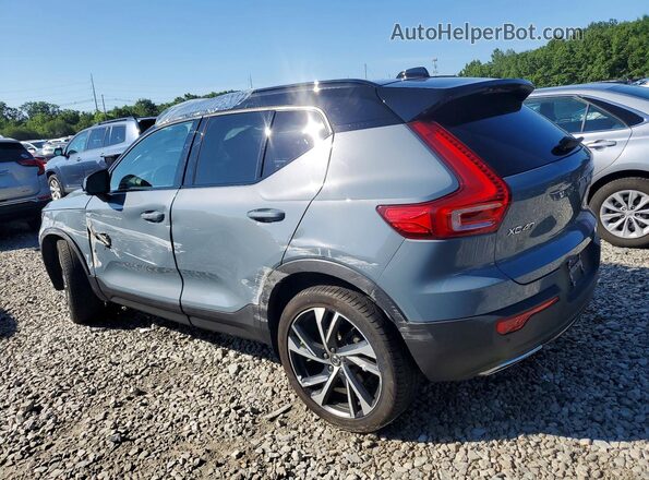 YV4162UM3L2243125 2020 VOLVO XC40 Gray Trasero izquierdo