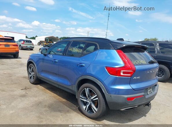 YV4162UM6K2066763 2019 VOLVO XC40 Синий Задняя левая четверть