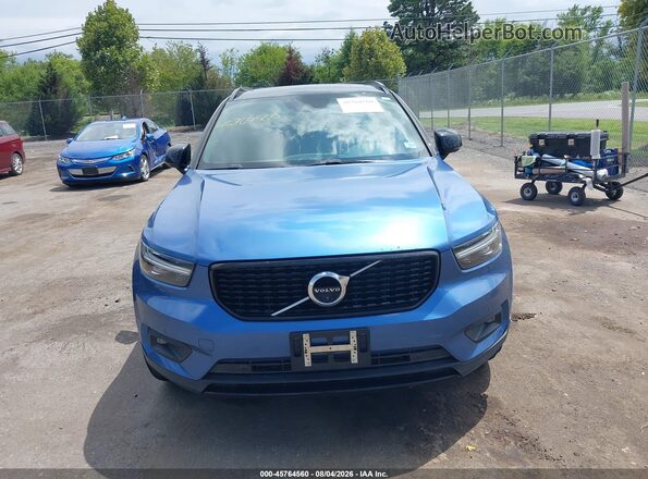 YV4162UM6K2066763 2019 VOLVO XC40 Синий Вид щитка приборов