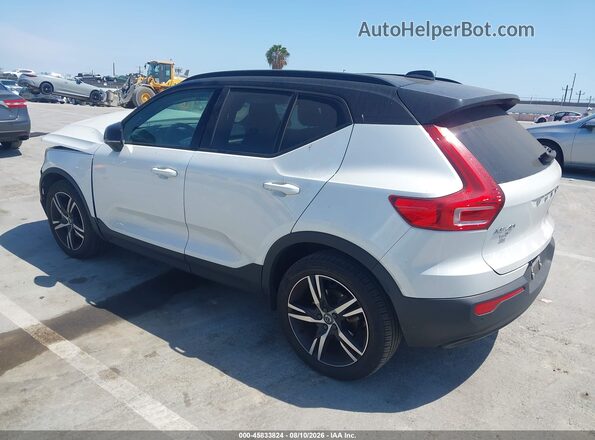 YV4162UM6N2787203 2022 VOLVO XC40 White Հետևի ձախ