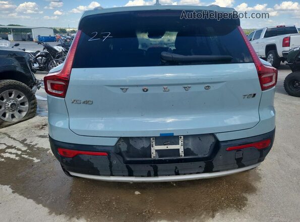 YV4162XZ1K2013251 2019 VOLVO XC40 Blue Вид ззаду