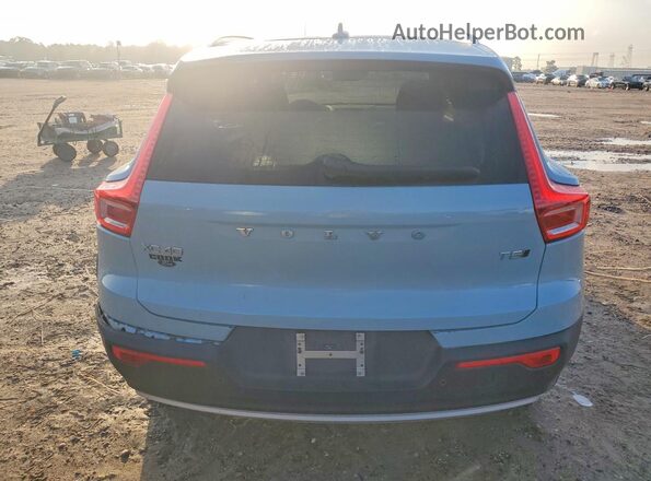 YV4162XZ4K2020579 2019 VOLVO XC40 Blue Вид ззаду