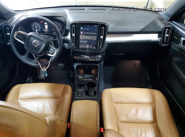 YV4162XZ7K2019412 2019 VOLVO XC40 Белый Вид панели приборов