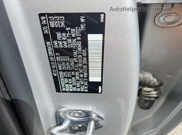YV4162XZ9K2020965 2019 VOLVO XC40 Silver Панорамний вид салону 360°