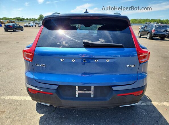 YV4162XZXK2006265 2019 VOLVO XC40 Blue Vista trasera