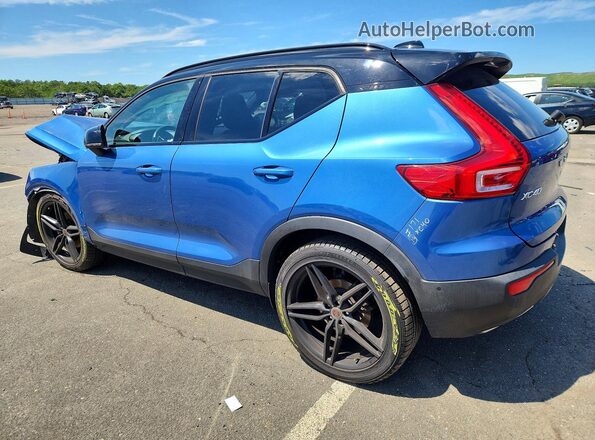 YV4162XZXK2006265 2019 VOLVO XC40 Blue Trasero izquierdo