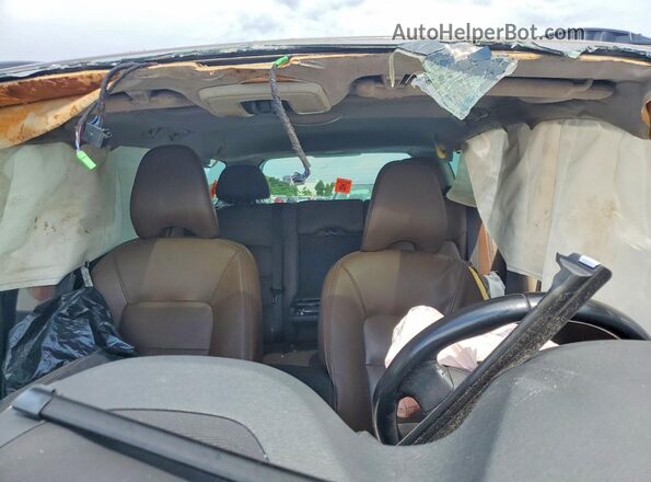 YV440MBM7G1252242 2016 VOLVO XC70 Brown Vista de los asientos traseros