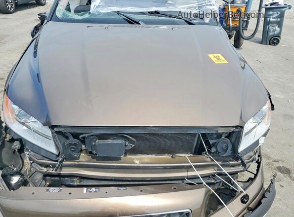 YV440MBM7G1252242 2016 VOLVO XC70 Brown Vista del compartimento del motor