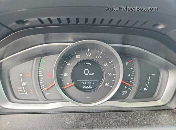 YV440MDJ6H2089971 2017 VOLVO XC60 Silver Սարքավորումների վահանակի տեսք