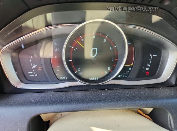 YV440MDK1G2787976 2016 VOLVO XC60 Черный Вид щитка приборов