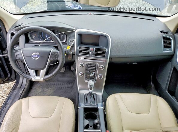 YV440MDK2G2872387 2016 VOLVO XC60 Blue Dashboard view