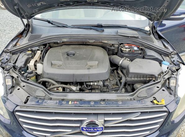 YV440MDK2G2872387 2016 VOLVO XC60 Blue Engine compartment view