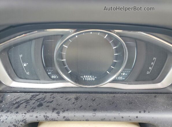 YV440MDK4G2787292 2016 VOLVO XC60 Gray Вид щитка приладів