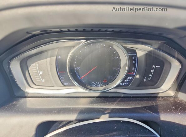 YV440MDK4G2868924 2016 VOLVO XC60 Black Սարքավորումների վահանակի տեսք
