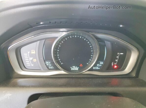 YV440MDM0G2783287 2016 VOLVO XC60 Black Vista del cuadro de instrumentos