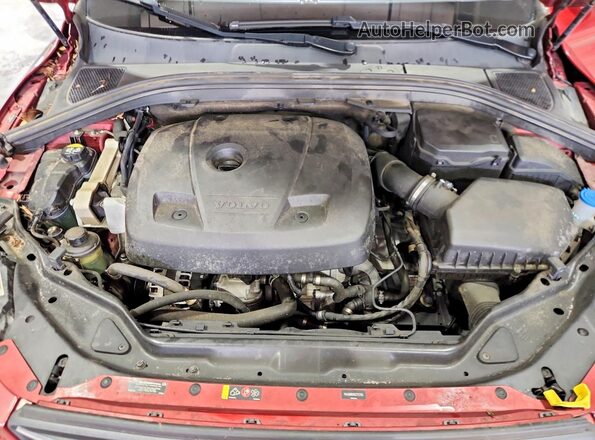 YV440MDM9G2912160 2016 VOLVO XC60 Burgundy Engine compartment view