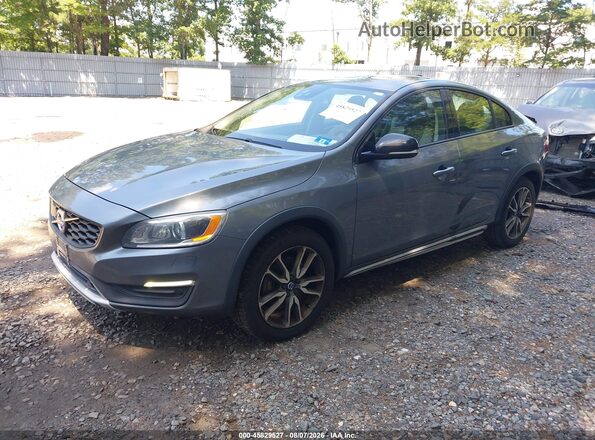 YV440MUM4H2004765 2017 VOLVO S60 CROSS COUNTRY Gray Передня ліва чверть