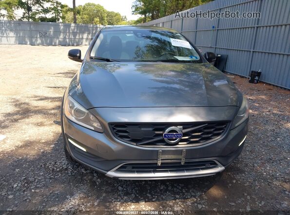 YV440MUM4H2004765 2017 VOLVO S60 CROSS COUNTRY Gray Вид щитка приладів