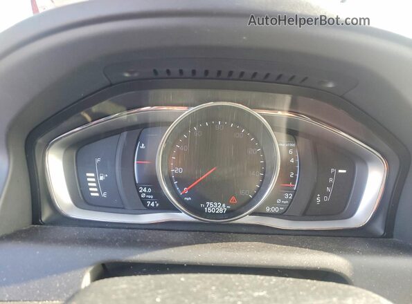 YV449MRK6G2891717 2016 VOLVO XC60 Red ხელსაწყოთა პანელის ხედი
