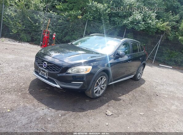 YV4612HK5G1003132 2016 VOLVO V60 CROSS COUNTRY Black Przód lewy