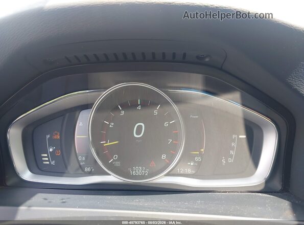 YV4612HK5G1003132 2016 VOLVO V60 CROSS COUNTRY Black Widok tylnych siedzeń
