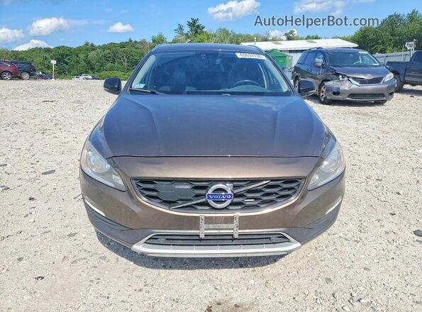 YV4612HK5G1010095 2016 VOLVO V60 Коричневый Вид спереди