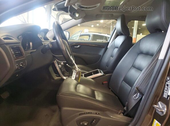 YV4612NX8G1268014 2016 VOLVO XC70 Brown Vista interior delantera