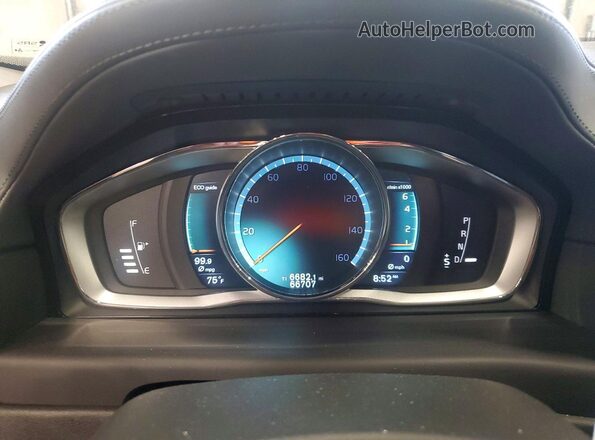YV4612NX8G1268014 2016 VOLVO XC70 Brown Vista del cuadro de instrumentos
