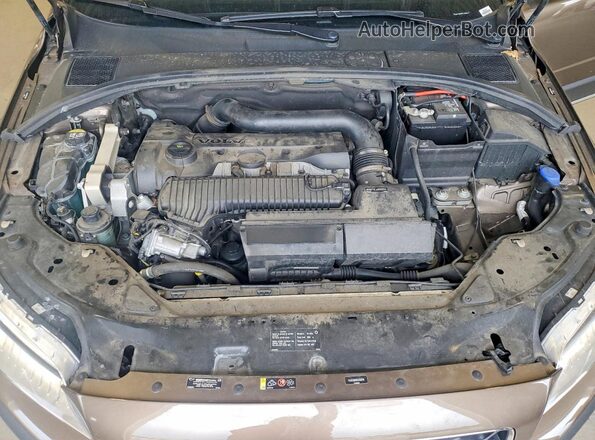 YV4612NX8G1268014 2016 VOLVO XC70 Brown Vista del compartimento del motor