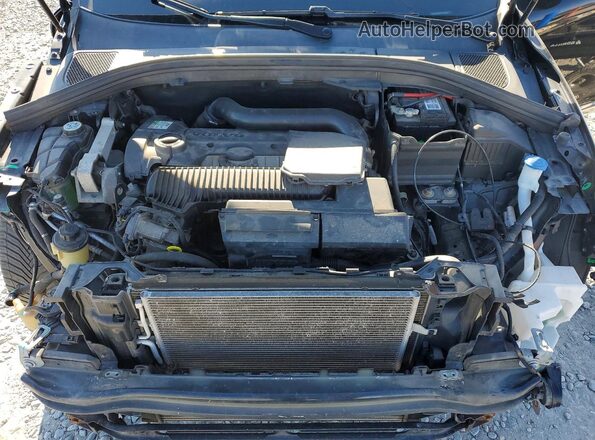 YV4612RK2G2799962 2016 VOLVO XC60 Black Vista del compartimento del motor