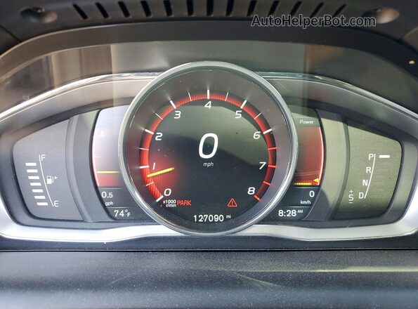 YV4612RK2G2799962 2016 VOLVO XC60 Black Vista del cuadro de instrumentos