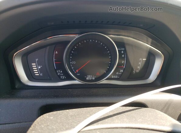 YV4612RK2G2858752 2016 VOLVO XC60 Серый Вид щитка приборов